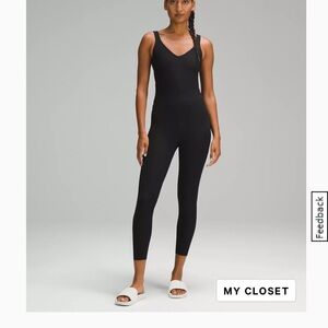 lululemon athletica Black Women's Leggings Jumpsuit